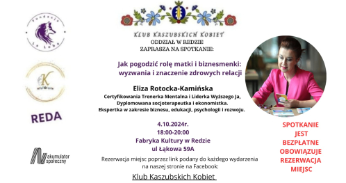 Klub Kaszubskich Kobiet oddział w Redzie- spotkanie październik 2024