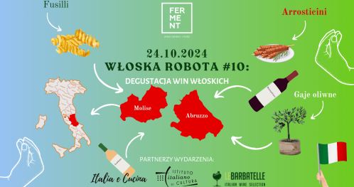 Włoska Robota#10: Degustacja win włoskich z Molise i Abruzzo