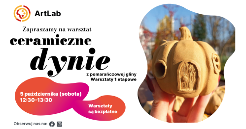 Ceramiczne dynie - bezpłatne warsztaty / 5 października / 12:30-13:30