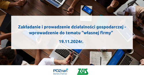 Zakładanie i prowadzenie działalności gospodarczej - wprowadzenie do tematu "własnej firmy"
