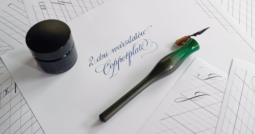 Warsztaty kaligrafii - Copperplate - 2 dni z kursywą angielską