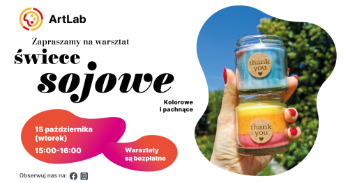Robimy świece sojowe - bezpłatne warsztaty dla dzieci i dorosłych