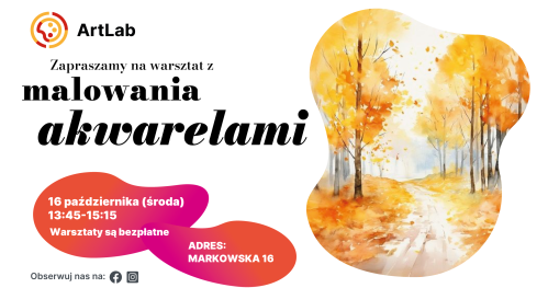 Malarstwo akwarelami > Bezpłatne warsztaty >  edycja jesienna