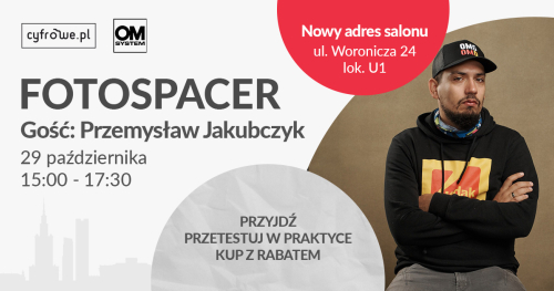 Fotospacer Malowanie Światłem z Przemysławem Jakubczykiem - OM System - Salon Cyfrowe.pl Warszawa Mokotów