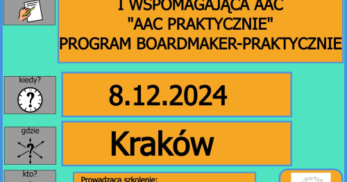 Komunikacja alternatywna i wspomagająca AAC