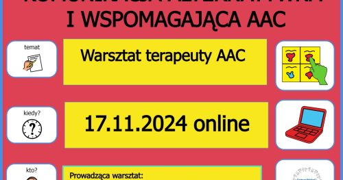 Warsztat pracy terapeuty AAC
