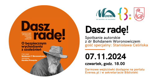 "Dasz radę" - spotkanie autorskie z dr Bohdanem Woronowiczem