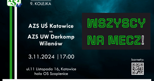 AZS UŚ Katowice - AZS UW Darkomp Wilanów