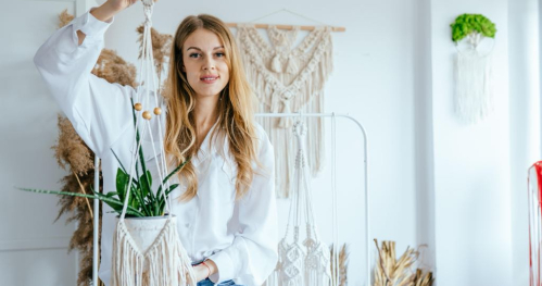 Rośliny w Stylu Boho: Makramowe Kwietniki DIY