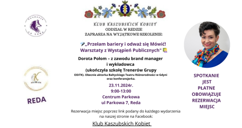 Klub Kaszubskich Kobiet- oddział w Redzie- Dorota Połom- warsztaty