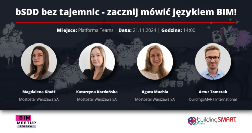 Webinar "bSDD bez tajemnic - zacznij mówić językiem BIM!"