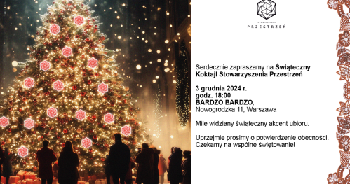 Świąteczny Koktajl Stowarzyszenia Przestrzeń