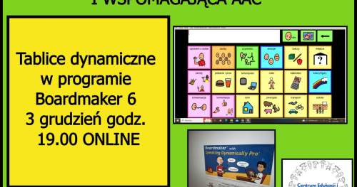 Tablice dynamiczne w programie Boardmaker