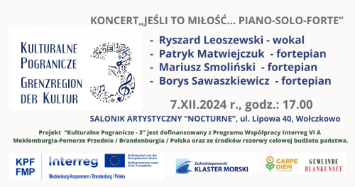 KONCERT "JEŚLI TO MIŁOŚĆ… PIANO-SOLO-FORTE"