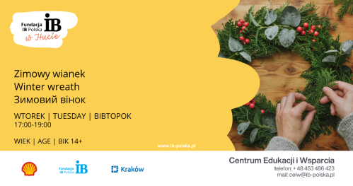 Klub rękodzieła - Zimowy wianek | Winter wreath | Зимовий вінок