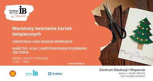 Warsztaty tworzenia kartek świątecznych | Christmas card making workshop | Майстер-клас з виготовлення різдвяних листівок