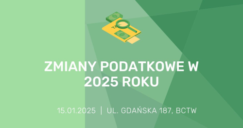 Zmiany podatkowe w 2025 r.