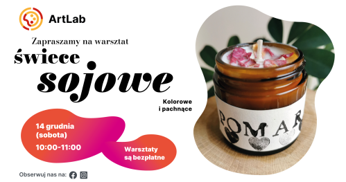 Robimy świece sojowe - bezpłatne warsztaty dla dzieci i dorosłych