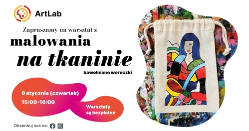 Bawełniane woreczki - rodzinne warsztaty - bezpłatne