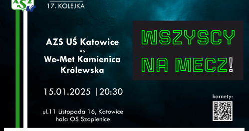AZS UŚ Katowice - We-Met Kamienica Królewska