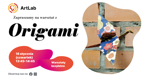 Origami - rodzinne warsztaty - bezpłatne
