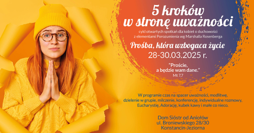 "5 kroków w stronę uważności" - Prośba, która wzbogaca życie