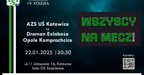 AZS UŚ Katowice - Dreman Exlabesa Opole Komprachcice