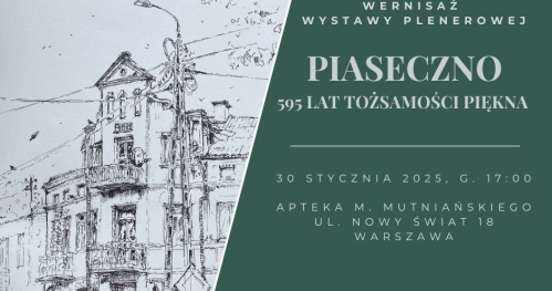 Wernisaż wystawy plenerowej "Piaseczno - 595 lat tożsamości piękna"