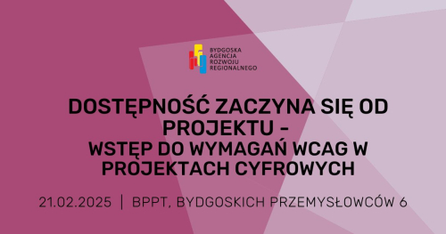 Dostępność zaczyna się od projektu - wstęp do wymagań WCAG w projektach cyfrowych