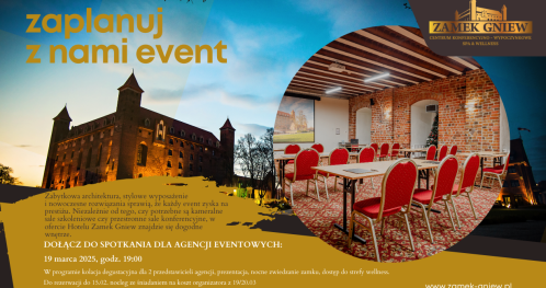 Spotkanie dla agencji eventowych Hotel Zamek Gniew