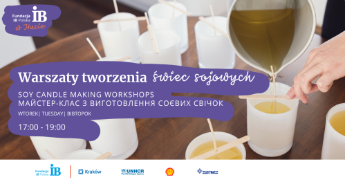 Klub rękodzieła - Warsztaty tworzenia świec sojowych | Handicraft Club - Soy candle making workshops | Клуб рукоділля - Майстер-клас з виготовлення соєвих свічок