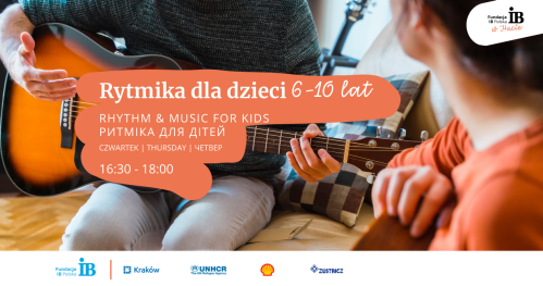 Rytmika dla dzieci (6-10 lat) | Rhythm & Music for Kids (6-10 y.o.) | Ритміка для дітей (6-10 років)