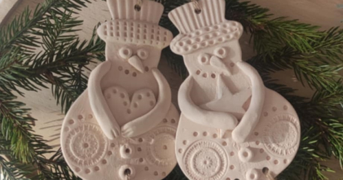 Fajne Ferie: ceramiczne bałwanki