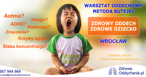 Zdrowy Oddech Zdrowe dziecko - warsztat metodą Butejki dla dzieci