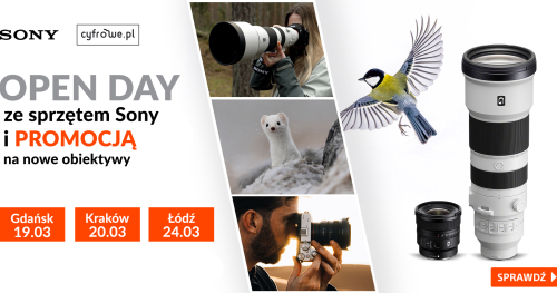 Objazdówka Sony - Wildlife Lens Promo - w Gdańsku, Krakowie i Łodzi!