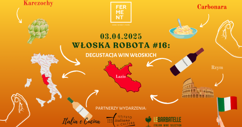 Włoska Robota#16: Degustacja win włoskich z Lacjum