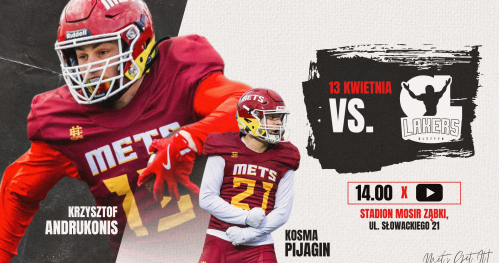 Warsaw Mets vs AZS UWM Olsztyn Lakers, 13 kwietnia, godzina 14:00