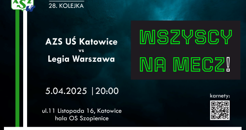 AZS UŚ Katowice - Legia Warszawa