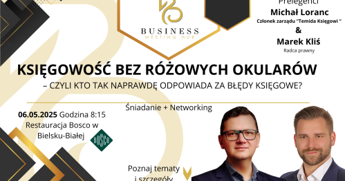 KSIĘGOWOŚĆ BEZ RÓŻOWYCH OKULARÓW - CZYLI KTO TAK NAPRAWDĘ ODPOWIADA ZA BŁĘDY KSIĘGOWE?