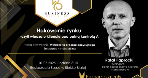 Hakowanie rynku, czyli wiedza o kliencie pod pełną kontrolą AI -Zrozum swojego klienta lepiej niż kiedykolwiek wcześniej!