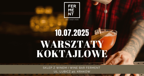Warsztaty Koktajlowe & degustacja whisky