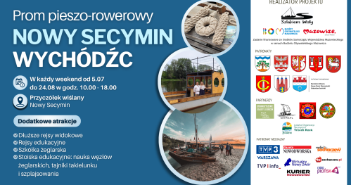 Rejs widokowo-edukacyjny do Czerwińska nad Wisłą
