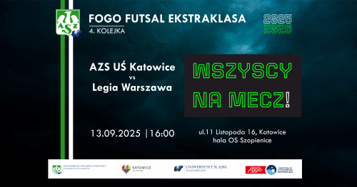 AZS UŚ Katowice - Legia Warszawa