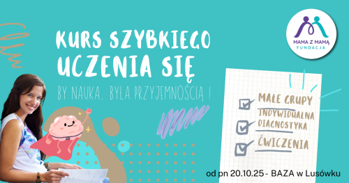 KURS SZYBKIEGO UCZENIA SIĘ (od 7. klasy SP do studentów)