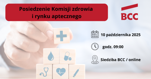 Spotkanie komisji zdrowia i rynku aptecznego BCC 10.10.2025 r.