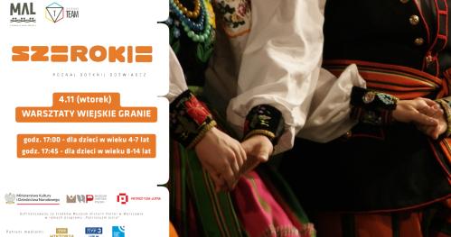 Wiejskie granie - warsztaty dla dzieci w wieku 8-14 lat