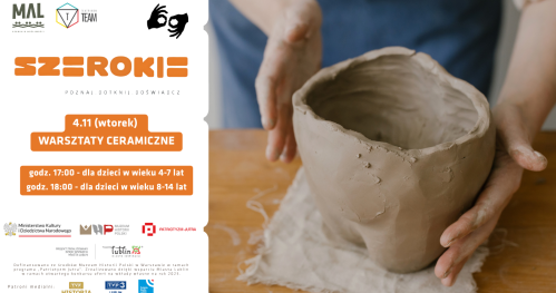 Warsztaty ceramiczne dla dzieci w wieku 8-14 lat
