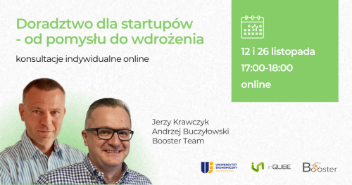 Doradztwo dla start-upów. Od pomysłu do wdrożenia - konsultacje indywidualne on-line
