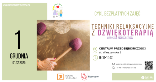 Techniki relaksacyjne z dźwiękoterapią w procesie redukcji stresu