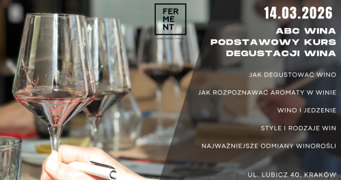 ABC wina - podstawowy kurs degustacji win (marzec 2026)